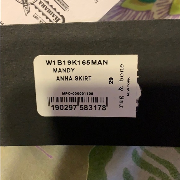 rag + bone NWT denim skirt - Picture 6 of 6